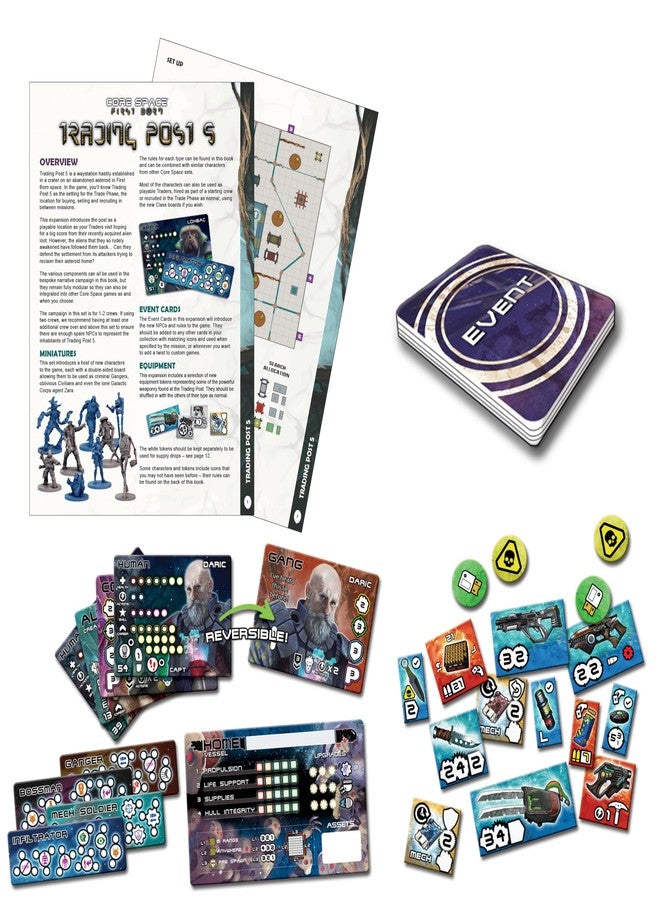 Battle Systems BSGCSE014 Core Space First Born Expansion- Trading Post 5-28mm Miniatures - Board Game - Modular 3D Terrain - Image 3